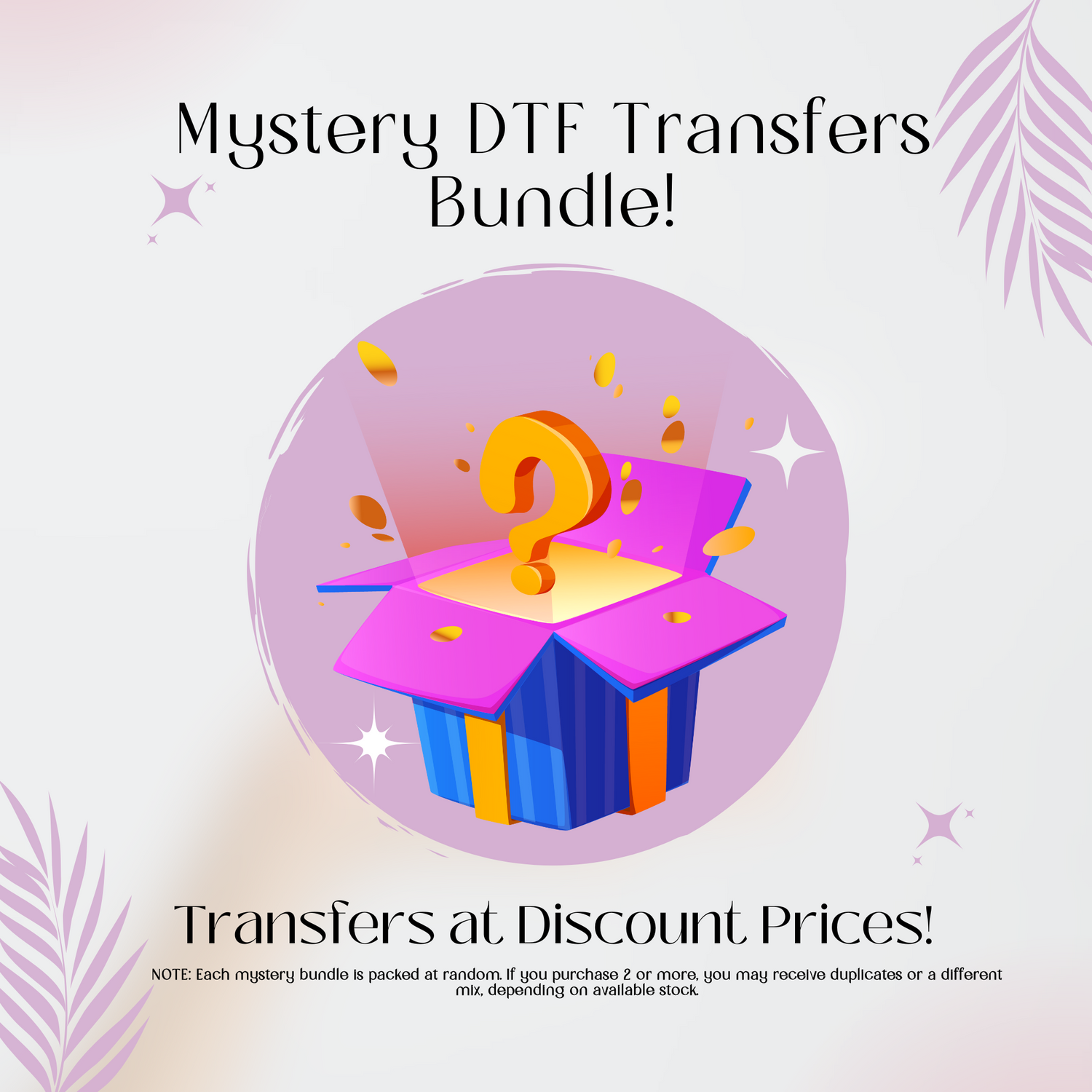 Mystery Bundle Transfers