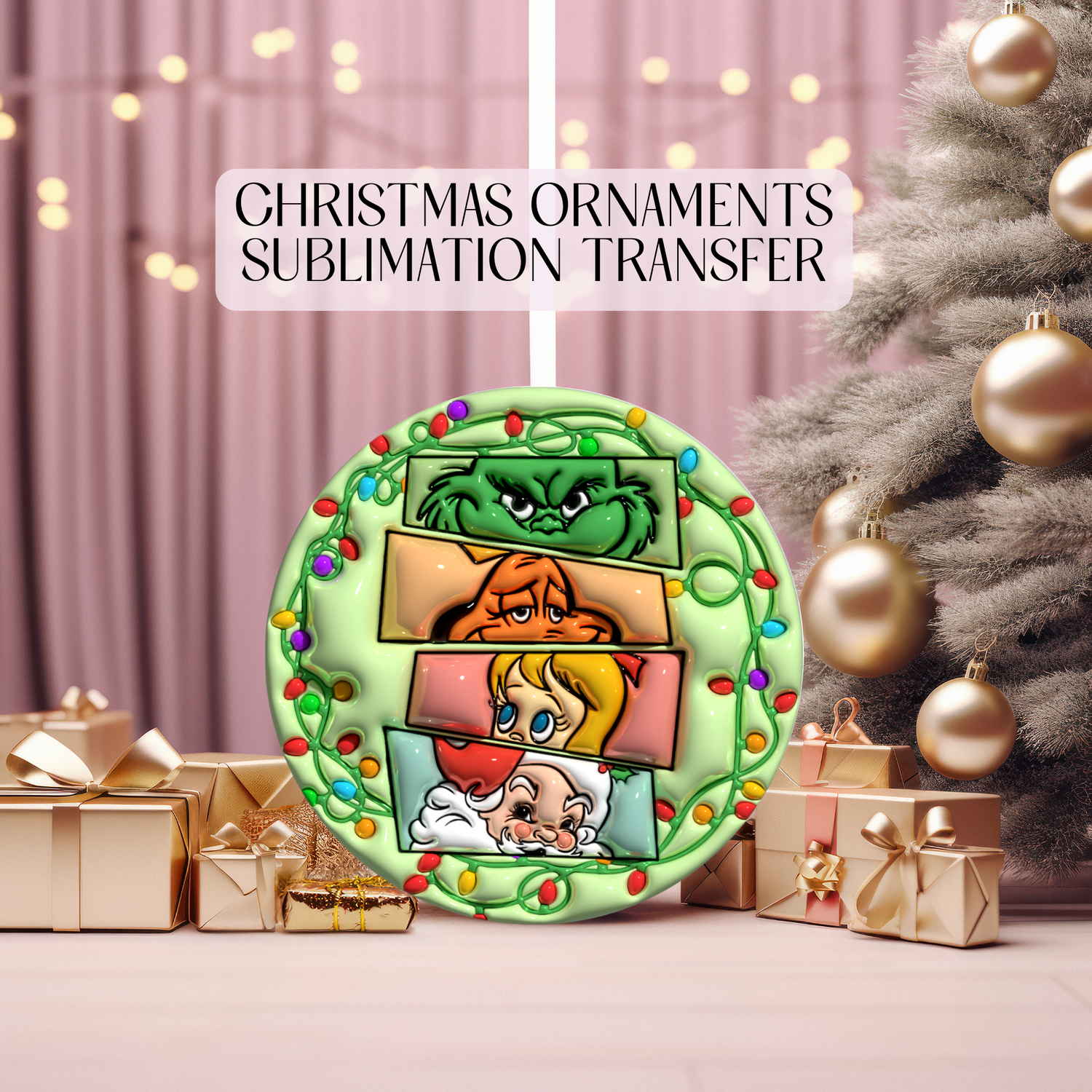 Ornaments Sublimation Transfers