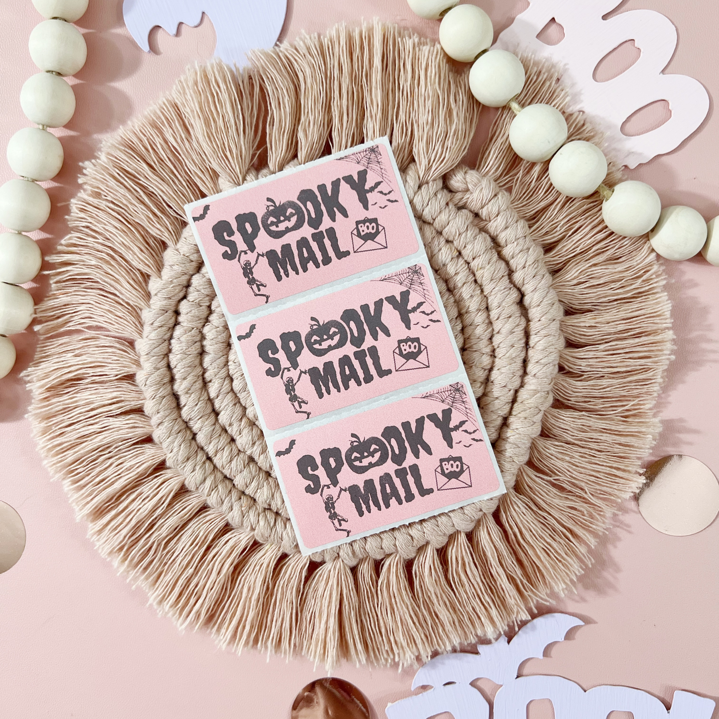Spooky Mail - 100 Thermal Labels Stickers