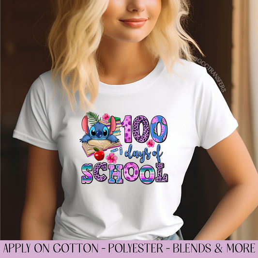 Countdown Days of School - Full Color DTF Transfer