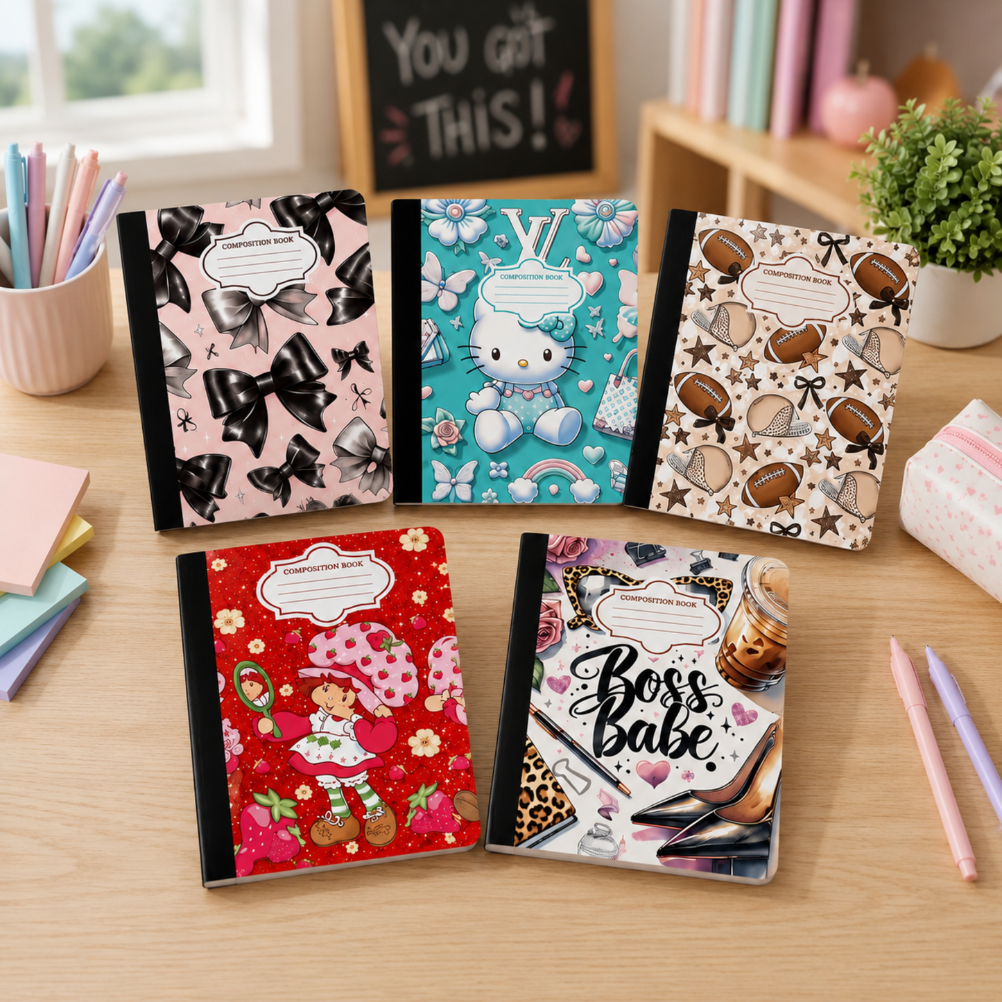 Coquette Notebook Sticker Bundle - 5 Designs