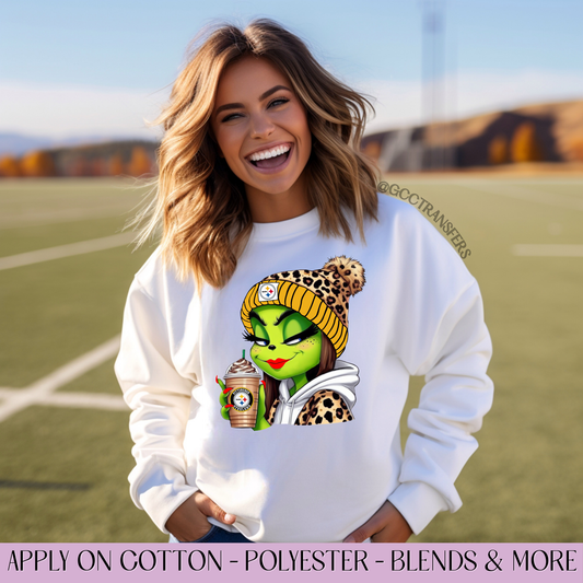 Boujee Girl Steelers Football Team - Full Color DTF Transfer