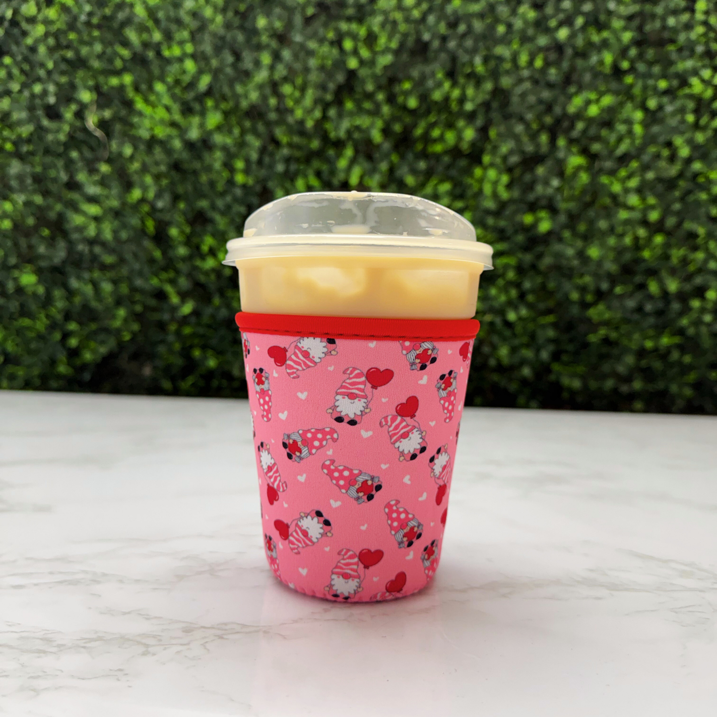 Valentine Gnomes Balloon - Cup Sleeve