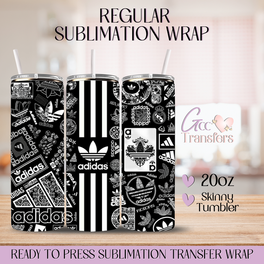Athletic Edge Style - 20oz Regular Sublimation Wrap