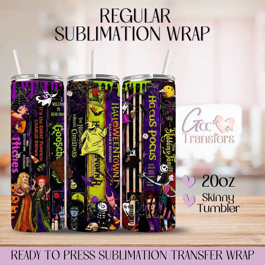 All Horror Movie Characters - 20oz Regular Sublimation Wrap