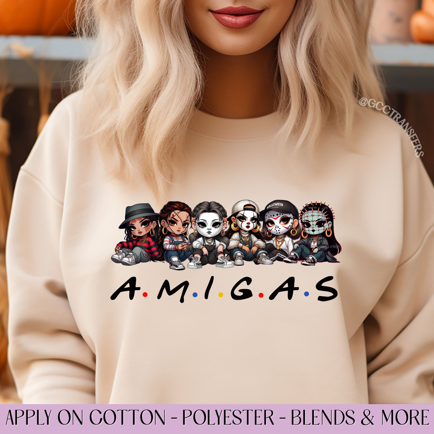Amigas Mean Girls Halloween - Full Color DTF Transfer