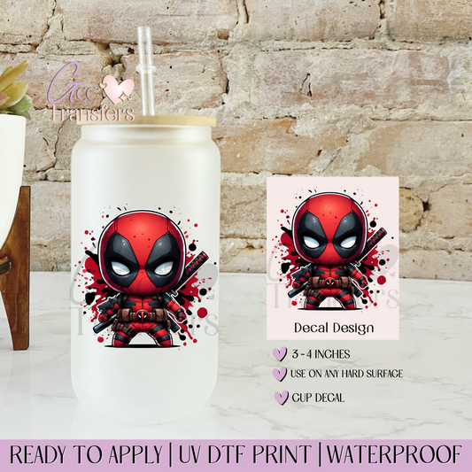 Baby Red Suit Rebel - Decal UVDTF