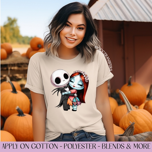 Baby Nightmare Character Hugging - Full Color DTF Transfer