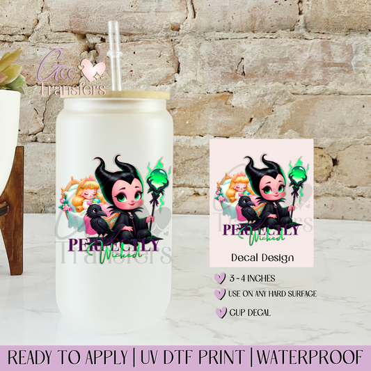 Baby Malicious Perfectly Wicked- Decal UVDTF