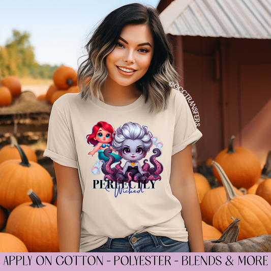 Baby Malevolent Perfectly Wicked - Full Color DTF Transfer