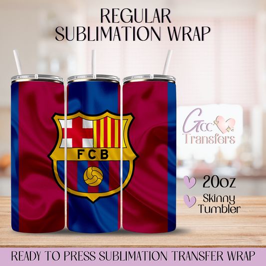 Spain Soccer Team - 20oz Regular Sublimation Wrap