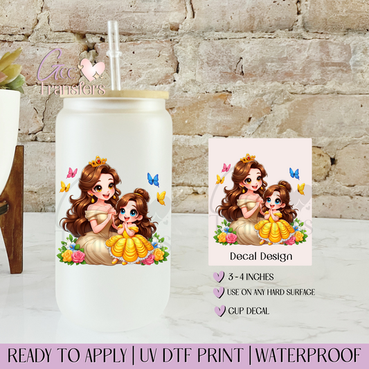 Beauty Duchess Mom & Daughter - Decal UVDTF