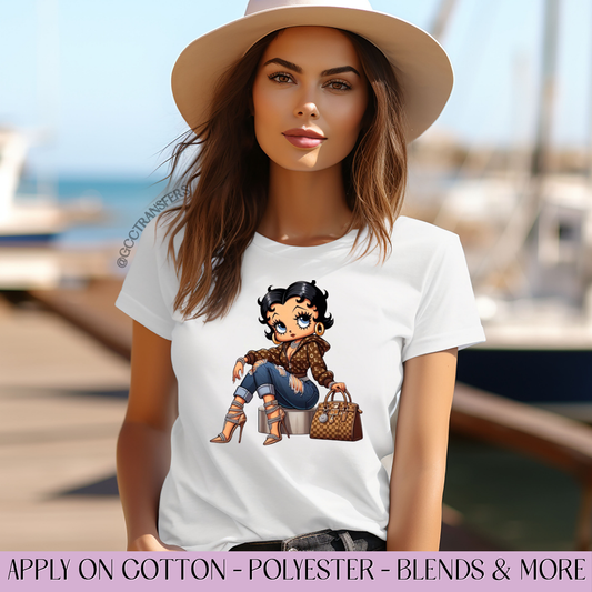 Betty Luxury - Full Color DTF Transfer