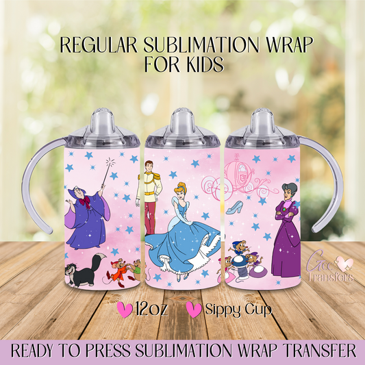 Glass Slipper Dream - 12oz Regular Sublimation Wrap
