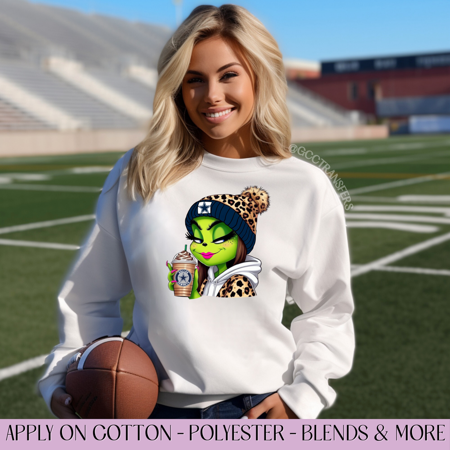 Boujee Girl Cowboys Football Team - Full Color DTF Transfer