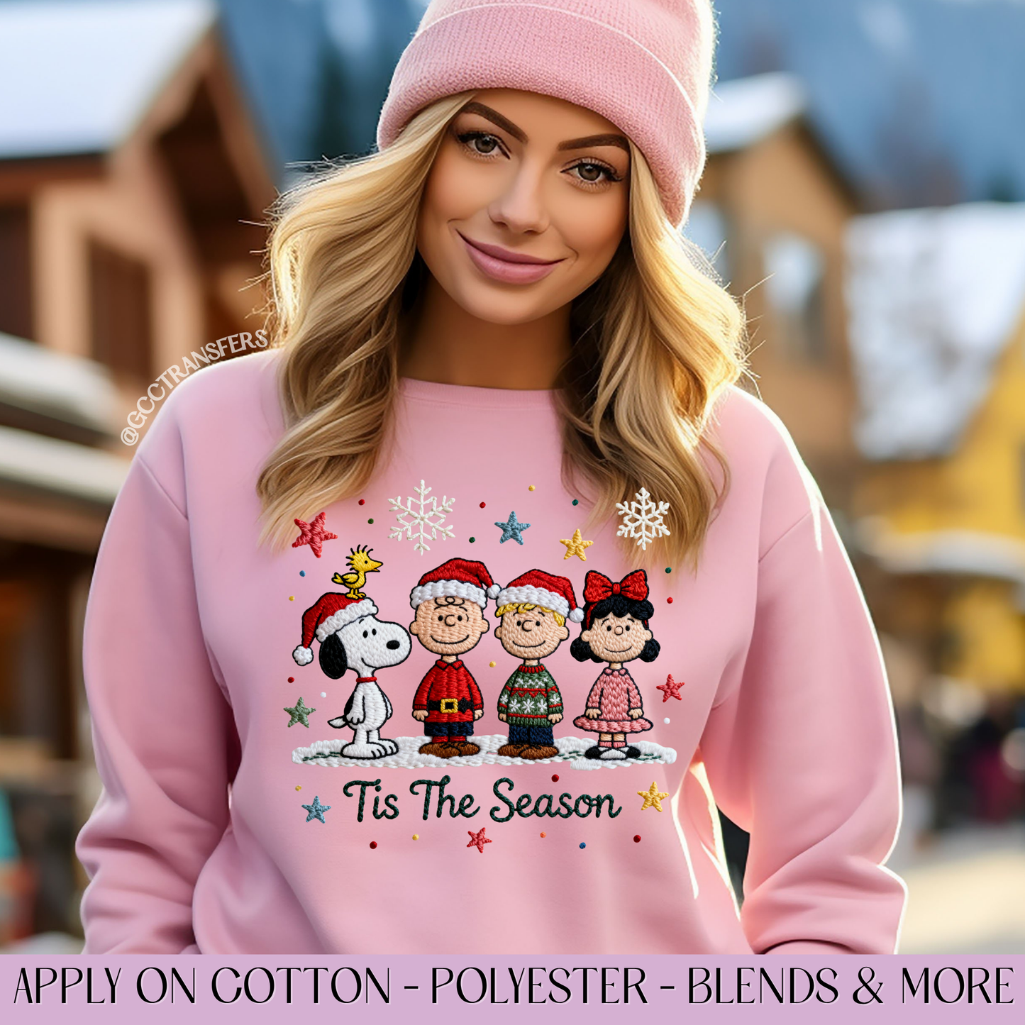 Tis The Season Charlie Crochet Yarn - Full Color DTF Transfer