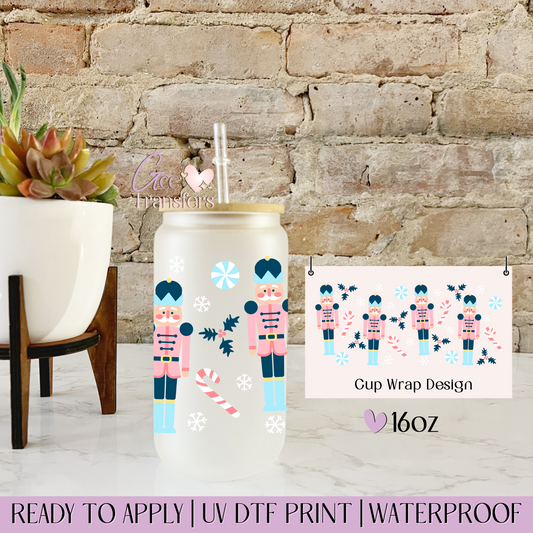 Christmas Nutcrackers - 16oz UV DTF WRAP