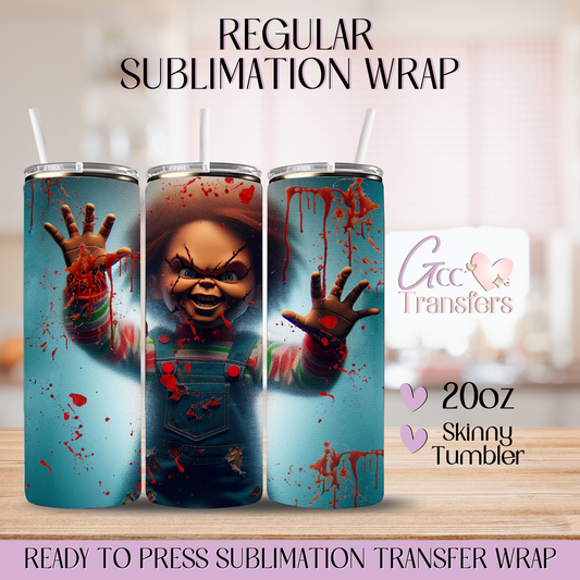 Horror Killers Movie - 20oz Regular Sublimation Wrap