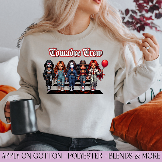 Comadre Crew Halloween - Full Color DTF Transfer