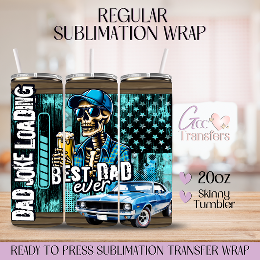 Dad Jokes Loading - 20oz Regular Sublimation Wrap