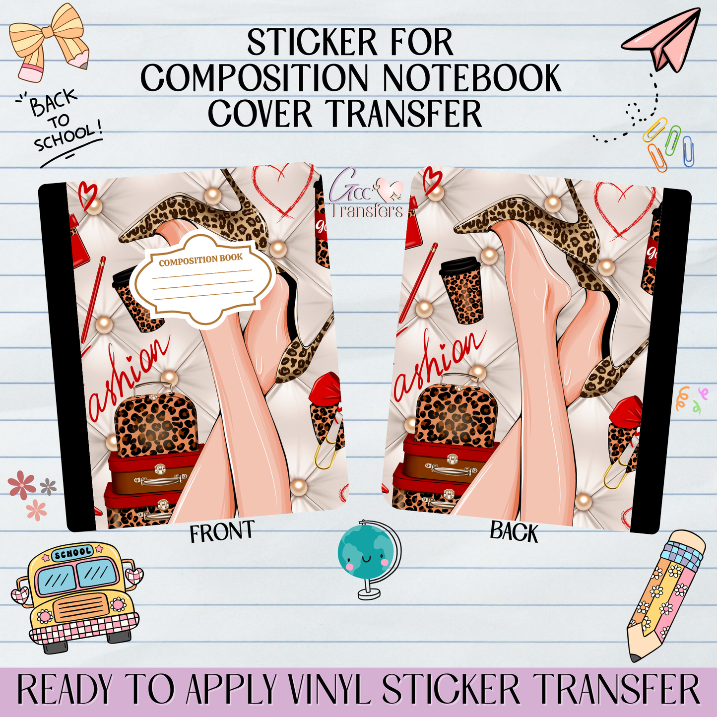 Fashion Legs - Sticker for Notebook Cover