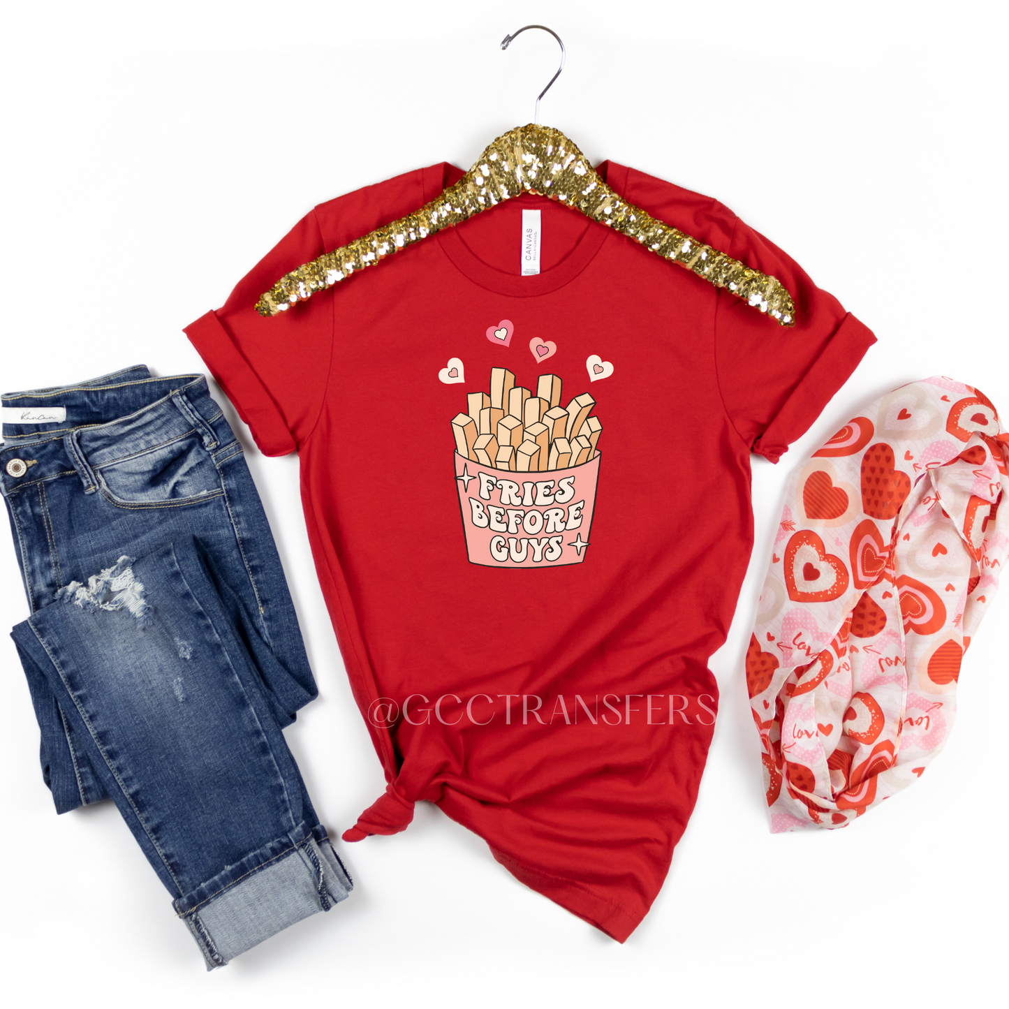 Fries Before Guys - Full Color DTF Transfer