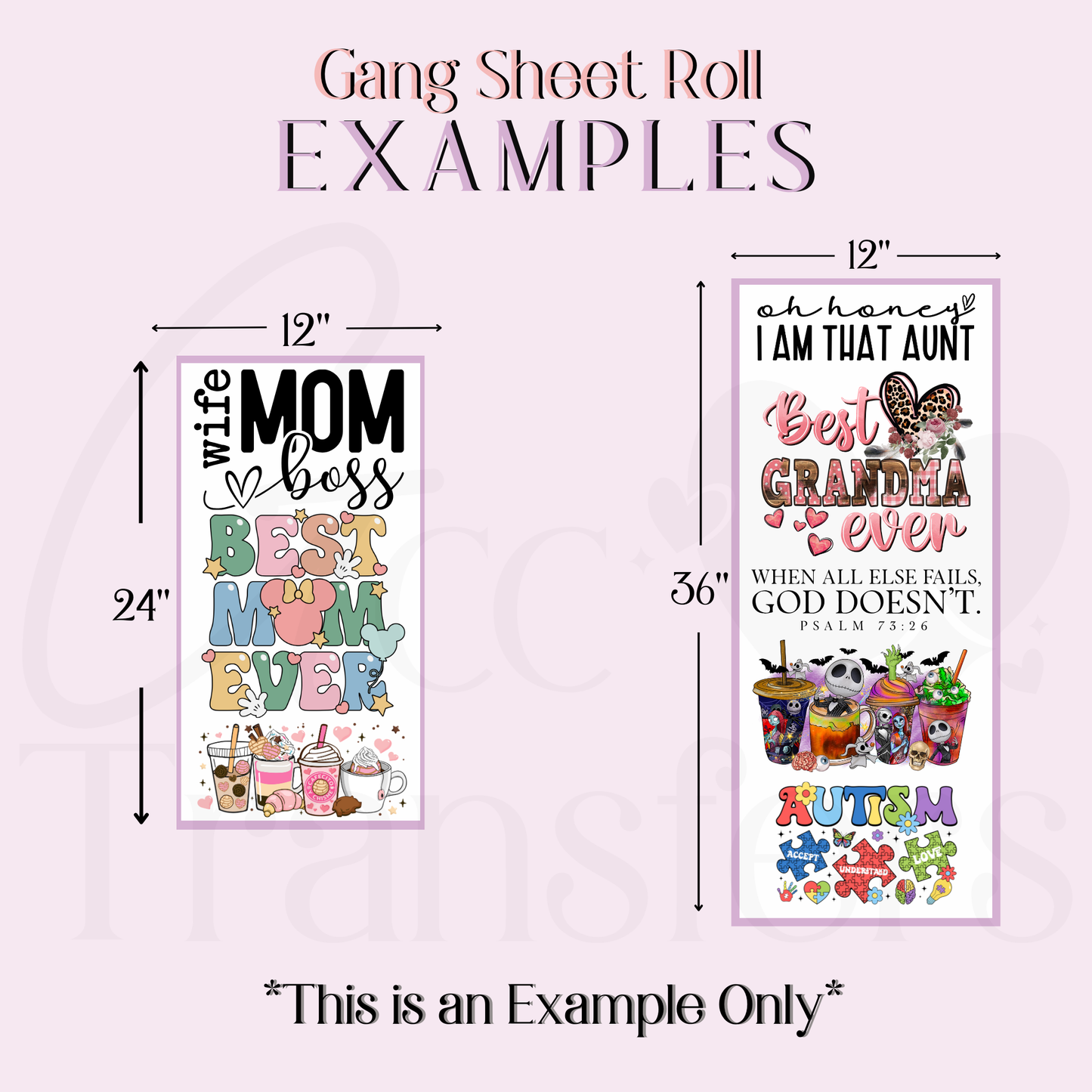 Custom DTF Gang Sheet (Perfect for T-shirts)