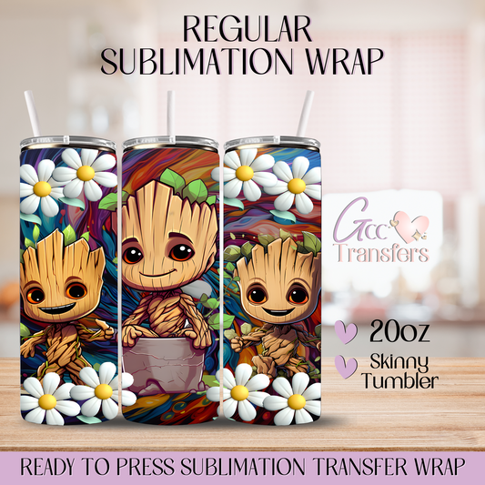 Little Tree Buddy - 20oz Regular Sublimation Wrap