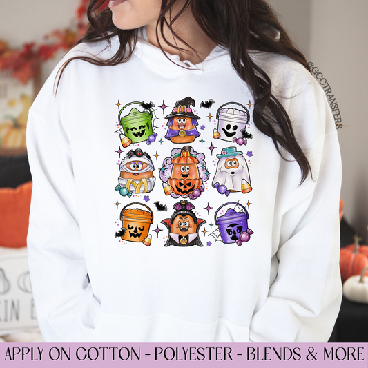 Halloween Nuts Candy Party - Full Color DTF Transfer