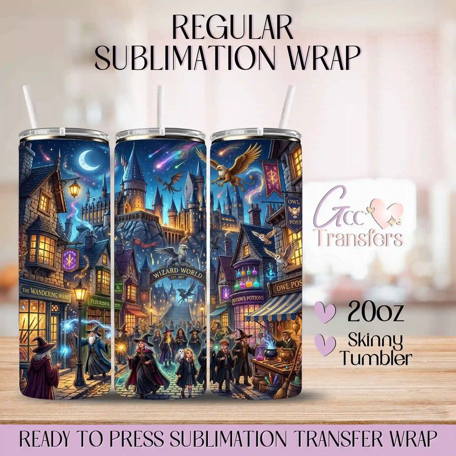 Wizard World HP - 20oz Regular Sublimation Wrap
