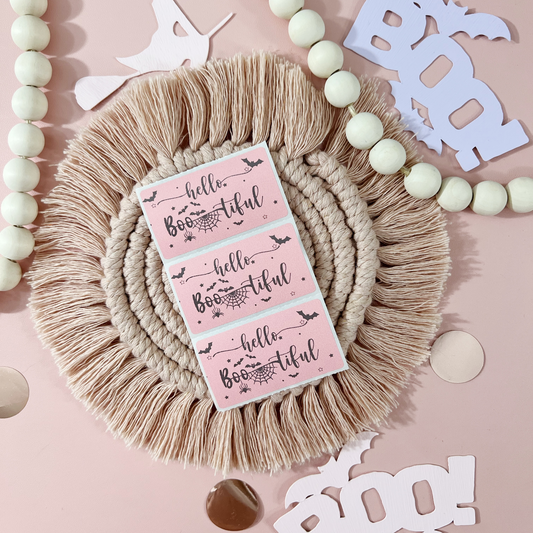 Hello Boo-tiful - 100 Thermal Labels Stickers