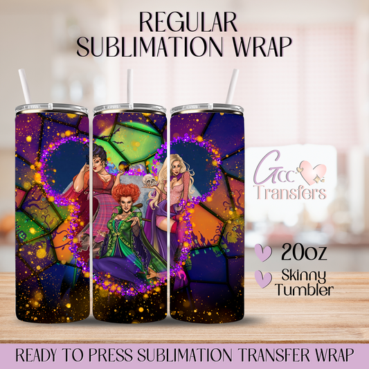 Witchy Vibes Only Head - 20oz Regular Sublimation Wrap
