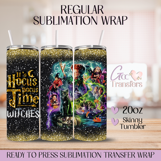 Glitter Sisters of the Spell - 20oz Regular Sublimation Wrap