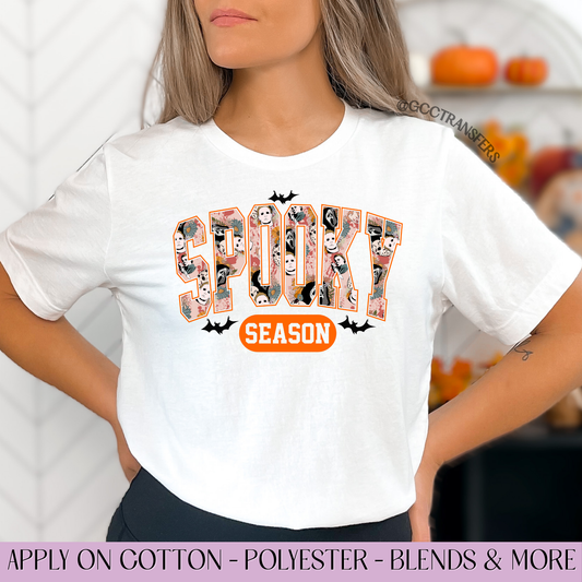 Spooky Season Horror Faces  - Full Color DTF Transfer