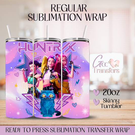 K-pop Girls Singers - 20oz Regular Sublimation Wrap