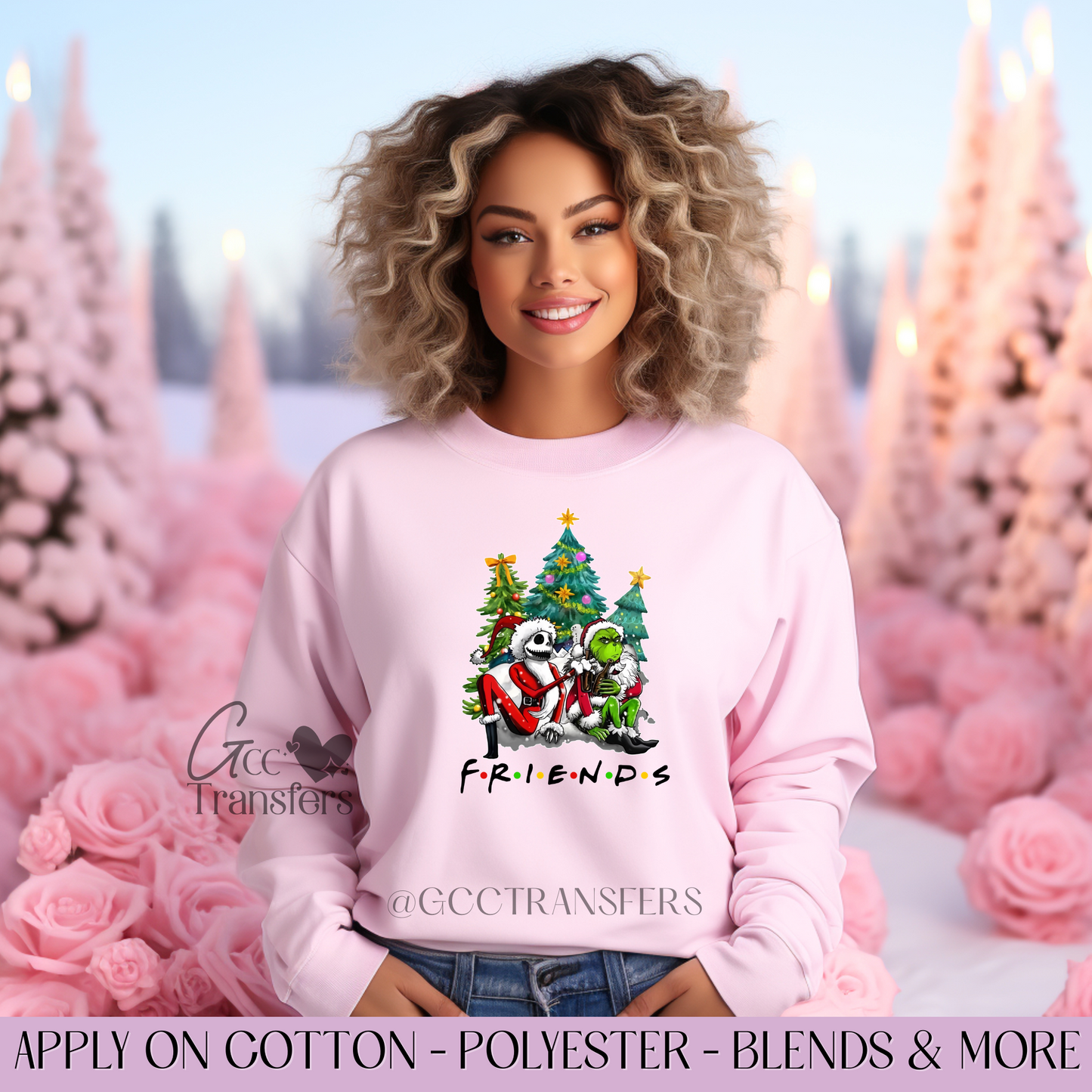 Jack And Grinch Friends - Full Color DTF Transfer