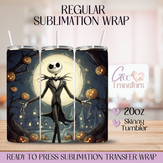 Moon Pumpkin Mysterious  - 20oz Regular Sublimation Wrap