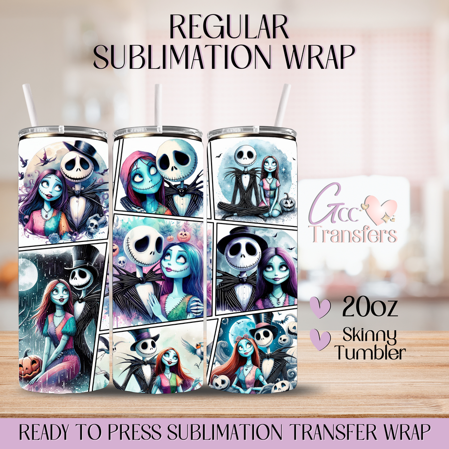 Soulmates Movie Horror Characters - 20oz Regular Sublimation Wrap