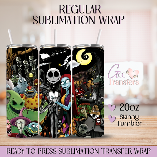 Spooky Soulmates Crew Halloween - 20oz Regular Sublimation Wrap
