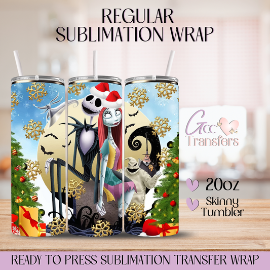 Moonlit Mischief Spooky Soulmates - 20oz Regular Sublimation Wrap