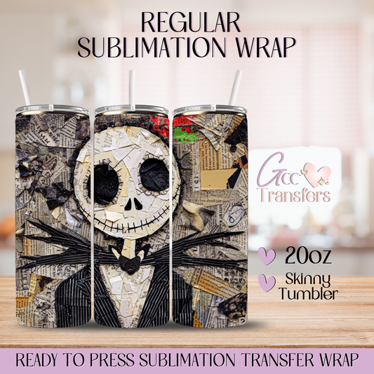 Eternal Misfits Newspaper - 20oz Regular Sublimation Wrap