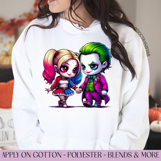 Baby Bad Clown  - Full Color DTF Transfer