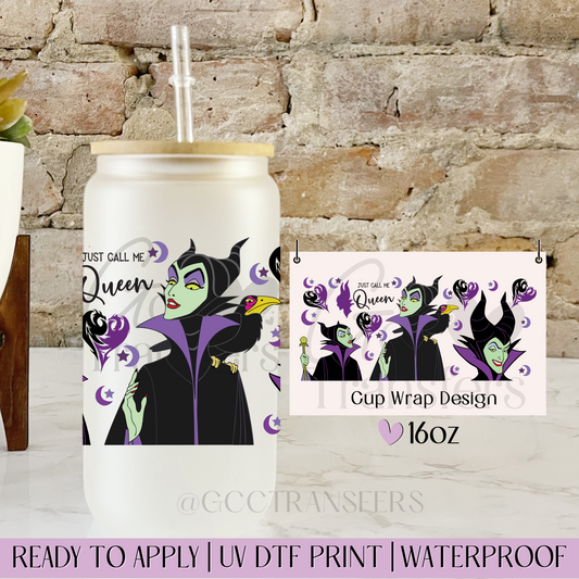 Just Call Me Queen - 16oz UV DTF WRAP