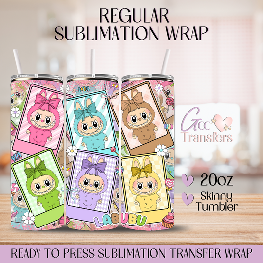 Tarot Creepin’ in Style Monster - 20oz Regular Sublimation Wrap