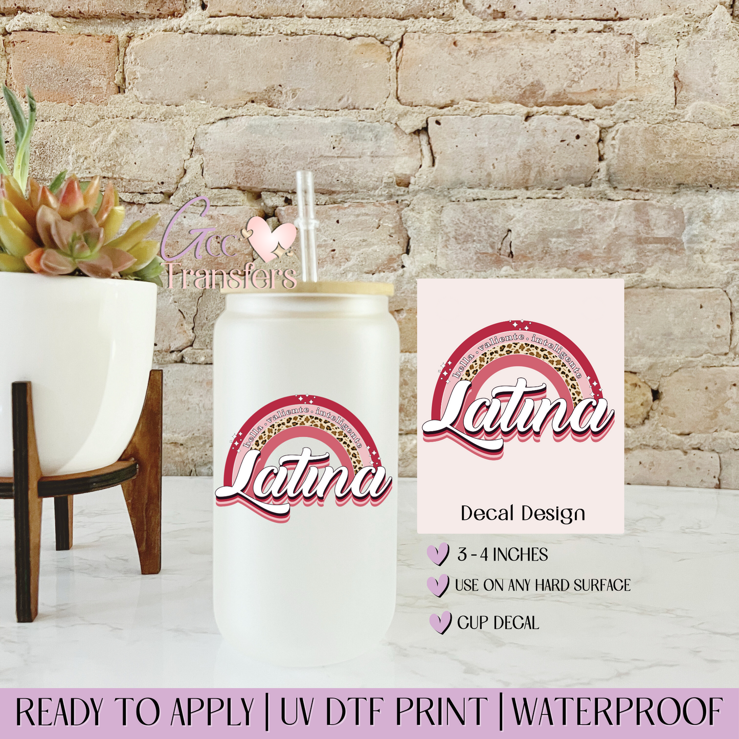 Latina Rainbow - Decal UVDTF