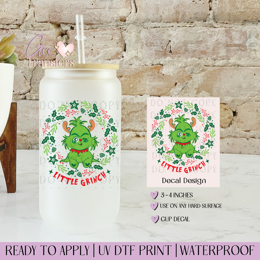 Little Grinch Green - Decal UVDTF