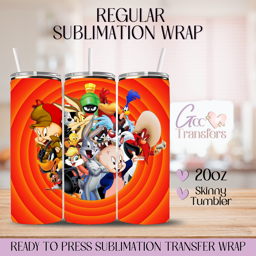 The Old Time Characters - 20oz Regular Sublimation Wrap