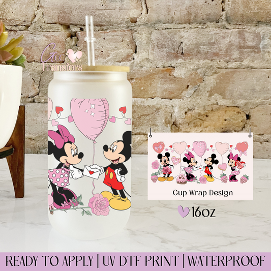 Love Letter Magic Valentine  - 16oz UV DTF WRAP