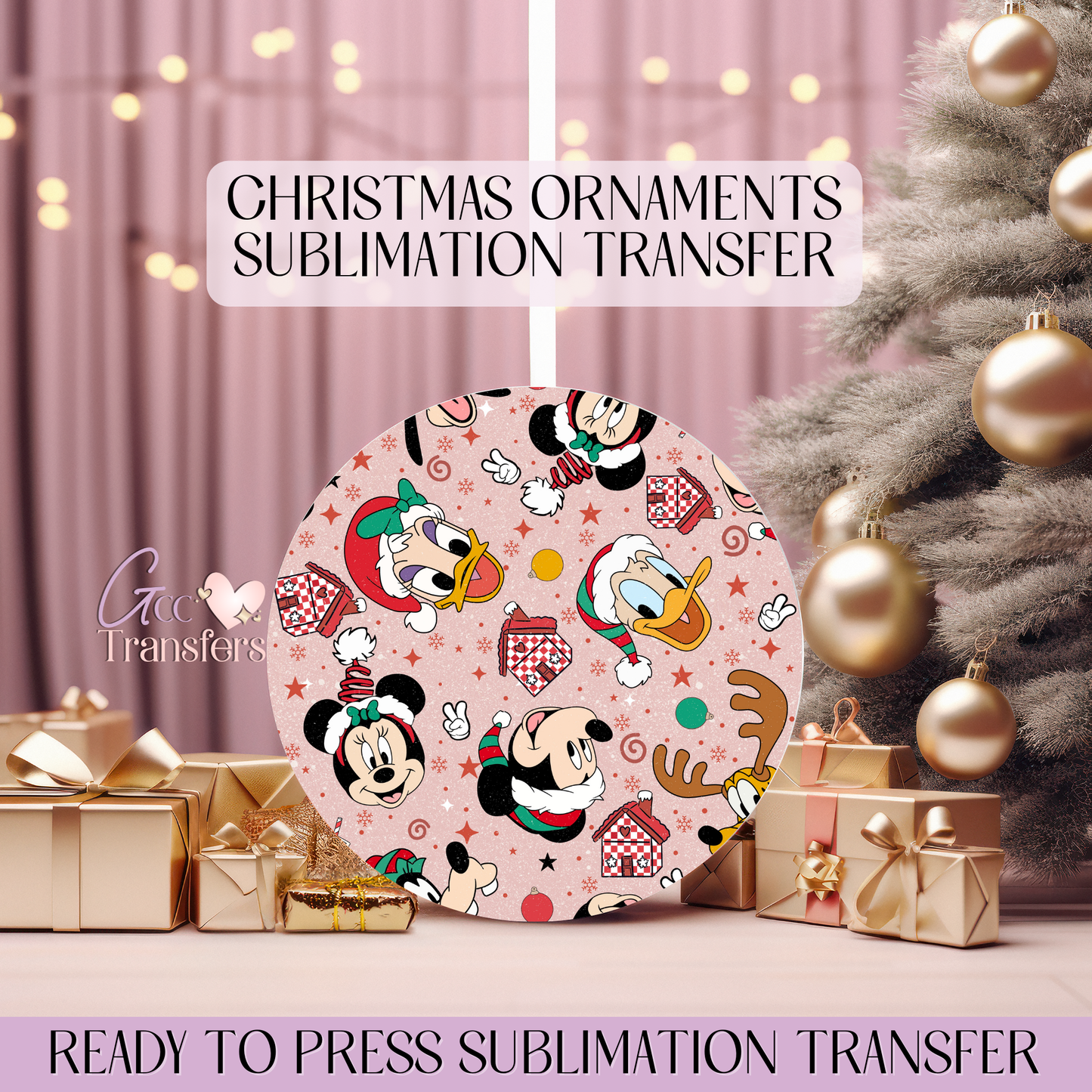 Magical Friends - 3" Ornament Sublimation Transfer