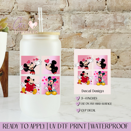 Wonderland Love Characters - Decal UVDTF